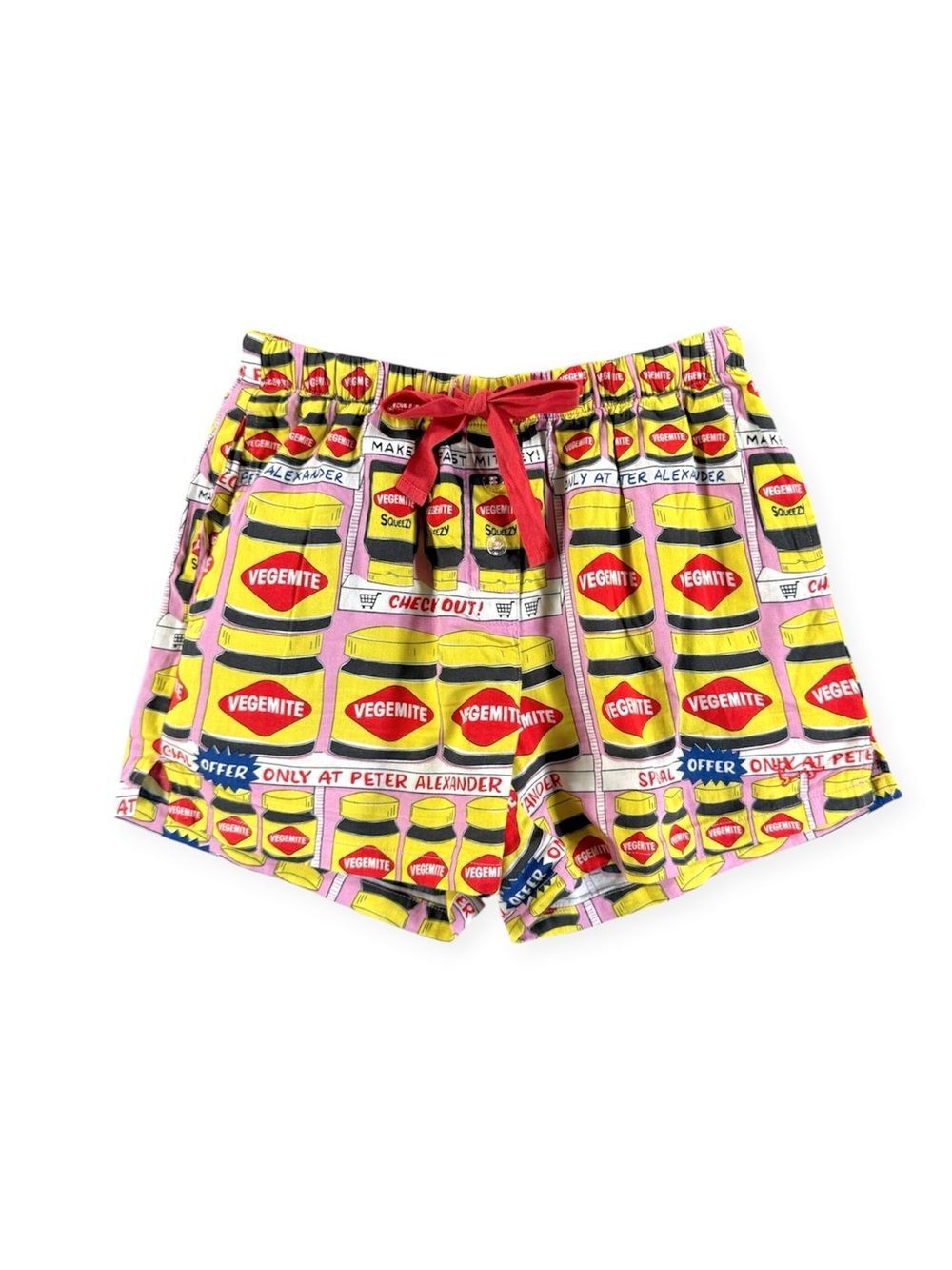 Peter Alexander Vegemite Print Sleep Shorts | Size XS